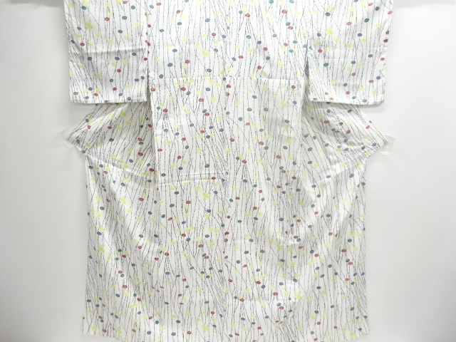 JAPANESE KIMONO / HITOE KOMON / FLOWER 